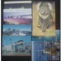 Postcards - Australia x 8 - Unused