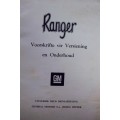 Owners Manual - Ranger - Scarce