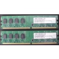 PC Ram - DDR2 - 2GB x 2 - Used