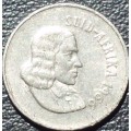 Coin - RSA 10 Cent 1966 Afrikaans - Scarce