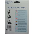 Headset - PS4/5/Xbox One - With Adjustable Mic [ Min Order 5 Units]