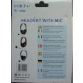Headset - PS4/Xbox One - With Adjustable Mic