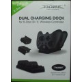 Xbox One Slim/X  Docking Station - Dual + 2 Batteries + Cable