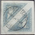 Stamp - Union Of SA - 4d -1926 Travel - Pair - Used