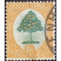 Stamp - SG 61 - Union Of SA - 1930s Orange Tree - 6D