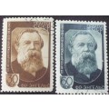 Stamp - Russia Soviet - Anni. 125 Birthday - Engels - 1945