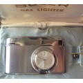Gas Lighter - Buler - With Clock - In Original Box