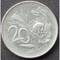 Coin - RSA 20 Cent - 1965 - Afrikaans - B