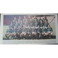 Postcard - 1995 World Cup Rugby Team - Mint