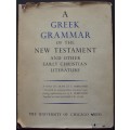 Bible - A Greek Grammar Of The New Testament - 1974