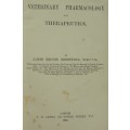 Book - Veterinary Pharmacology + Therapeutics - 1885
