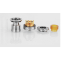 Vape Steam Tribe RTA Rebuildable Tank Atomizer - Silver, Stainless Steel, 24mm Diameter