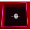 BRAND NEW - Beautiful Sterling Silver Zirconia Ring
