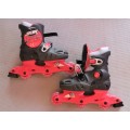 In-Line Skate Set - Adjustable SK8R - Includes accessories - UK 11-1 - Imported from UK