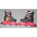 In-Line Skate Set - Adjustable SK8R - Includes accessories - UK 11-1 - Imported from UK