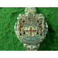 East London silver plated plaing is dull inside spoon