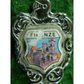 Firenze silver plating spoon in good condition  mark on name