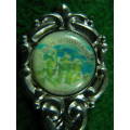 blue Mountains silver plated spoon show fine prit marks in spoon