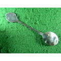 Espana silver plated spoon show plating wear front and back