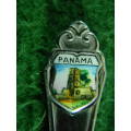 Panama silver plated spoon in good condition