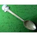 Banbury Cross silver plated spoon in fair condition