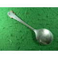 Abelaige silver plated spoon in fair condition