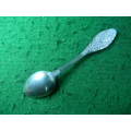 Bull fighting Souvenir  spoon  silver plated in good condition   as per pictures