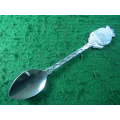 (Tiapo non) as per pictures build Souvenir  spoon  silver plated in good condition   as per pictures