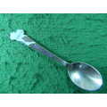 Thailand bankok spoon silver plated  in fair condition as per pictures