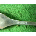 J spoon in fair condition as per pictures 90 silver plated