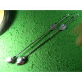 2 long spoons  spoons in good condition chrome plated  238 mm long As per pictures Bid per spoon