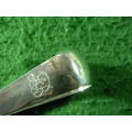 Ice tongs with haul mark  Marked A B silver plated As per pictures