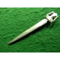 Small Letter knife silver plated spoon  in good condition