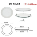 6W led Downlight Suspended Ceiling Light Hotel Home Recessed Panel Light (new)