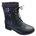 Toecap Military Design Boot with Jersey Feature