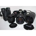 Ricoh **KR-10**Super S.L.R.Camera including Combo Lenses/Flash..As per photos