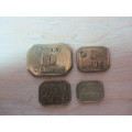 Brass Scale Weights....Rare to Find.."Penny/10"...6-22/ DWTS...5/22 DWTS...3/22 DWTS...As per Photos