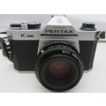 Pentax K1000-Film Camera-SMC Pentax-A1:2 50mm Lens-Clean No Funges-