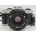 Minolta XG-1 S.L.R Film Camera-Minolta MD f 1.2 50mm Lens-Clean.