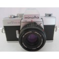 Minolta SR-T-MC ii Excellent Condition-Minolta MD Rokkor 45mm 1:2 Lens