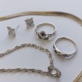Silver and Gold Jewelry Bundle