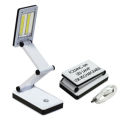 RECHARGEABLE FOLDING LAMP WITH POWER BANK PHONE CHARGER