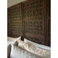 Wooden 4 panel screen