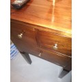 2 X solid bedside tables