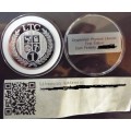 WOW ,,,Cryptovest Zinodaur Firstbits First Edition Physical Litecoin Coin