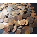 WOW OVER 350 Union of South Africa: Quarter Pennys as 1 big lot