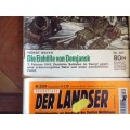 6 x vintage german war books   ON R1 START