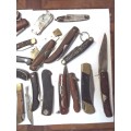 job lot of mostly broken okappi knifes