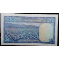 Reserve bank of Rhodesia 1 dollar P# 38: Zimbabwe bird 1979-Aug-02 UNC