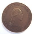 1800 C AUSTRIA Emperor Franz II Hapsburg Antique 6 Kreuzer Austrian Coin
